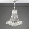 Laura Ashley Laura Ashley - Enid 5 Light Chandelier Polished Nickel