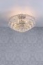 Laura Ashley Laura Ashley - Enid 5lt Semi Flush Polished Nickel Crystal