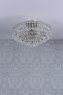 Laura Ashley Laura Ashley - Enid 5lt Semi Flush Polished Nickel Crystal