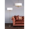 Laura Ashley Laura Ashley - Sorrento 6lt Pendant Antique Brass With Ivory Shade