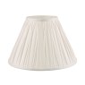Laura Ashley Laura Ashley - Fenn Silk Shade White (10 inch)