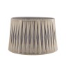Laura Ashley Laura Ashley - Gathered Pleat Cotton Shade Charcoal (14 inch)