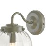Laura Ashley Laura Ashley - Georgie Outdoor Wall Light Matt Grey Glass IP44