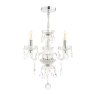 Laura Ashley Laura Ashley - Harriet 3 Light Crystal Chandelier