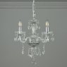 Laura Ashley Laura Ashley - Harriet 3 Light Crystal Chandelier