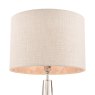 Laura Ashley Laura Ashley - Hazelton Drum Shade Silver/Pink (12 inch)