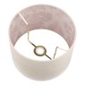 Laura Ashley Laura Ashley - Hazelton Drum Shade Silver/Pink (12 inch)