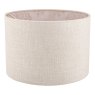 Laura Ashley Laura Ashley - Hazelton Drum Shade Silver/Pink (12 inch)