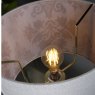 Laura Ashley Laura Ashley - Hazelton Drum Shade Silver/Pink (12 inch)
