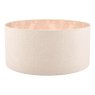 Laura Ashley Laura Ashley - Hazelton Drum Shade Silver/Pink (18 inch)