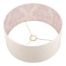 Laura Ashley Laura Ashley - Hazelton Drum Shade Silver/Pink (18 inch)