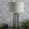 Laura Ashley Laura Ashley - Star Table Lamp Antique Brass Glass With Shade