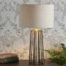 Laura Ashley Laura Ashley - Star Table Lamp Antique Brass Glass With Shade