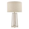 Laura Ashley Laura Ashley - Star Table Lamp Antique Brass Glass With Shade