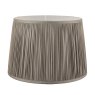 Laura Ashley Laura Ashley - Hemsley Pleated Silk Shade Grey (12 inch)