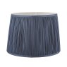 Laura Ashley Laura Ashley - Hemsley Pleated Silk Shade Midnight Blue (10 inch)