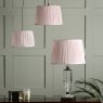 Laura Ashley Laura Ashley - Hemsley Pleated Silk Shade Pink (12 inch)