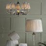 Laura Ashley Laura Ashley - Hemsley Pleated Silk Shade Silver (8 inch)
