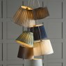 Laura Ashley Laura Ashley - Hemsley Pleated Silk Shade Silver (8 inch)