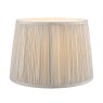 Laura Ashley Laura Ashley - Hemsley Pleated Silk Shade Silver (8 inch)