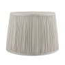 Laura Ashley Laura Ashley - Hemsley Pleated Silk Shade Silver (8 inch)