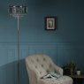 Laura Ashley Laura Ashley - Vienna 3lt Floor Lamp Crystal Polished Chrome