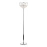 Laura Ashley Laura Ashley - Vienna 3lt Floor Lamp Crystal Polished Chrome