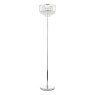 Laura Ashley Laura Ashley - Vienna 3lt Floor Lamp Crystal Polished Chrome