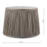 Laura Ashley Laura Ashley - Hemsley Silk Shade Grey (16 inch)