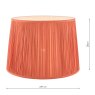 Laura Ashley Laura Ashley - Hemsley Silk Shade Red (16 inch)
