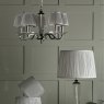 Laura Ashley Laura Ashley - Hemsley Silk Shade Silver (5 inch)