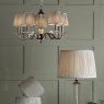 Laura Ashley Laura Ashley - Hemsley Silk Shade Silver (5 inch)