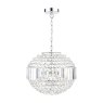 Laura Ashley Laura Ashley - Vienna 5lt Chandelier Crystal Polished Chrome