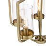 Laura Ashley Laura Ashley - Joseph 5 Light Chandelier Antique Brass Glass