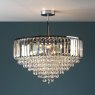 Laura Ashley Laura Ashley - Vienna 5lt Semi Flush Crystal Polished Chrome