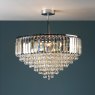 Laura Ashley Laura Ashley - Vienna 5lt Semi Flush Crystal Polished Chrome