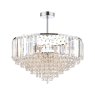 Laura Ashley Laura Ashley - Vienna 5lt Semi Flush Crystal Polished Chrome