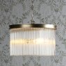 Laura Ashley Laura Ashley - Manon 3 Light Pendant Champagne Clear Glass