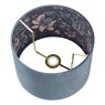 Laura Ashley Laura Ashley - Portia Drum Shade Blue Velvet (12inch)