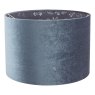 Laura Ashley Laura Ashley - Portia Drum Shade Blue Velvet (12inch)