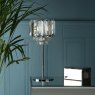 Laura Ashley Laura Ashley - Vienna Table Lamp Crystal Polished Chrome