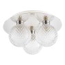 Laura Ashley Laura Ashley - Prague 3 Light Flush Bathroom Light IP44