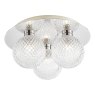 Laura Ashley Laura Ashley - Prague 3 Light Flush Bathroom Light IP44