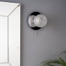 Laura Ashley Laura Ashley - Prague Bathroom Wall Light Glass Polished Chrome IP44