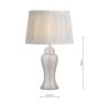 Laura Ashley Laura Ashley - Regina Small Table Lamp Pale Slate Grey (Base Only)