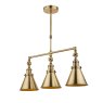 Laura Ashley Laura Ashley - Rufus 3 Light Bar Pendant Antique Brass