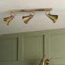 Laura Ashley Laura Ashley - Rufus 3 Light Bar Spotlight Antique Brass