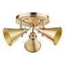 Laura Ashley Laura Ashley - Rufus 3 Light Plate Spotlight Antique Brass