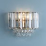 Laura Ashley Laura Ashley - Vienna Wall Light Antique Brass Crystal