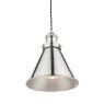 Laura Ashley Laura Ashley - Rufus Pendant Polished Chrome